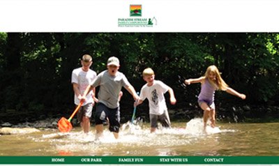 Paradise Stream website